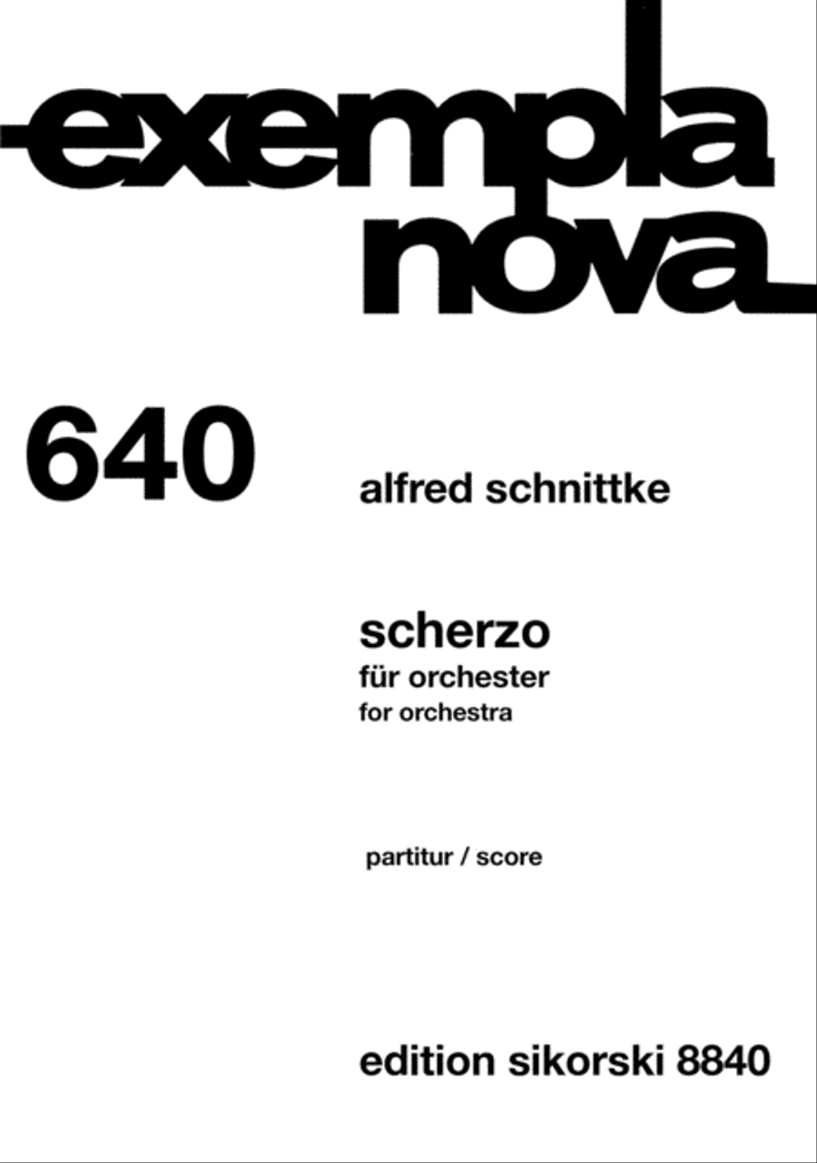 Scherzo Scherzo Orchestra scores gallery preview page 1