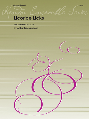 Book cover for Licorice Licks