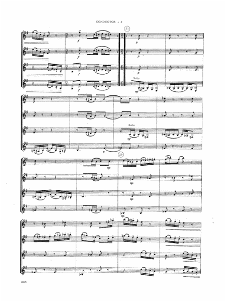 <br>Sheet music extract