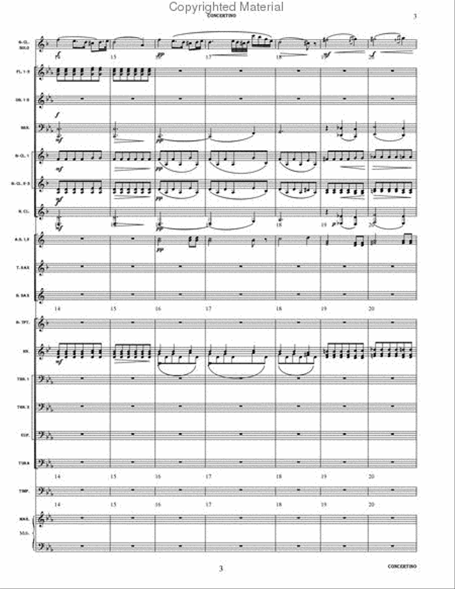 Concertino, Op. 26 Concertino, Op. 26 Concert Band scores gallery preview page 4