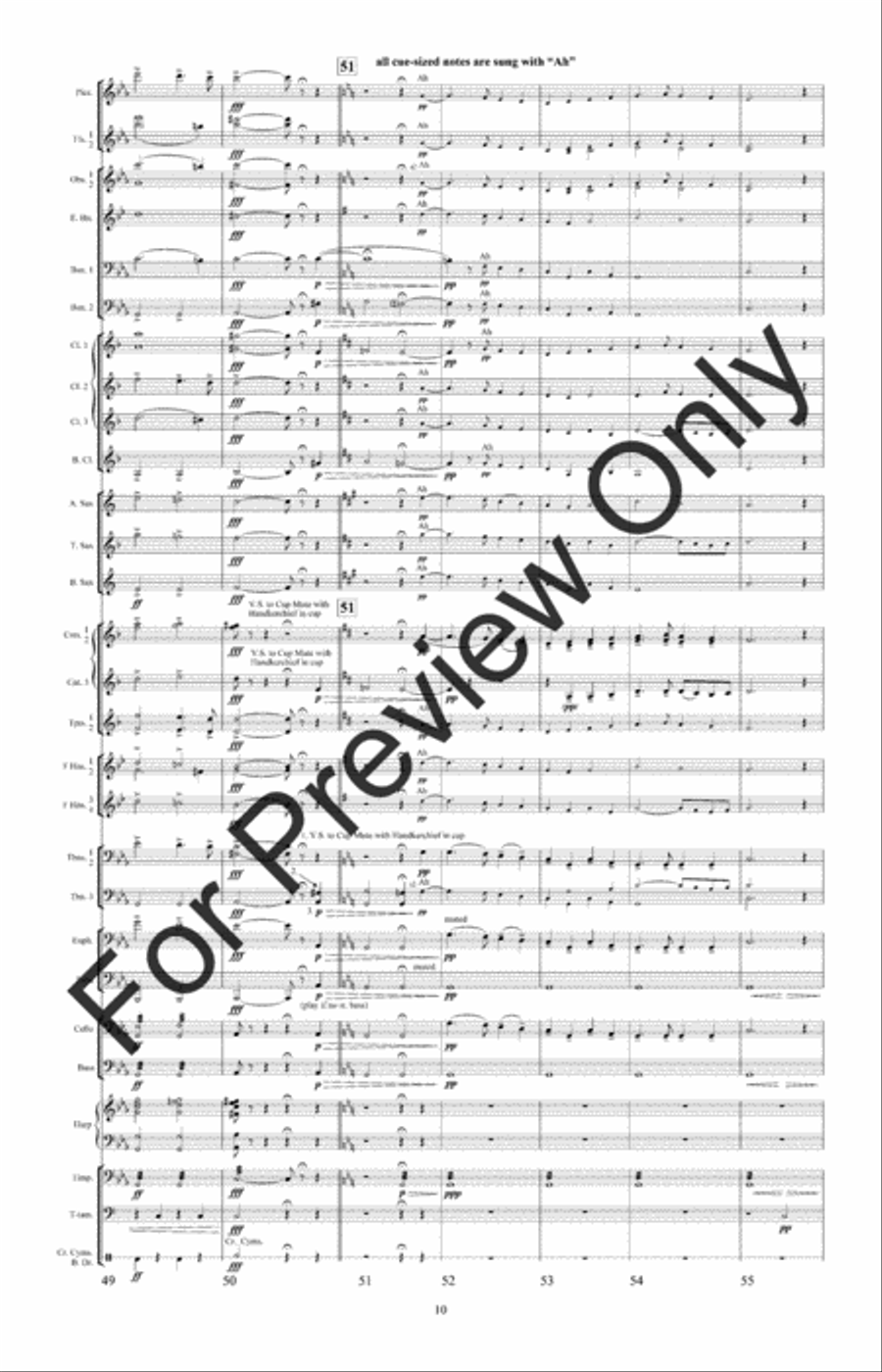 In Memoriam In Memoriam Concert Band scores gallery preview page 13