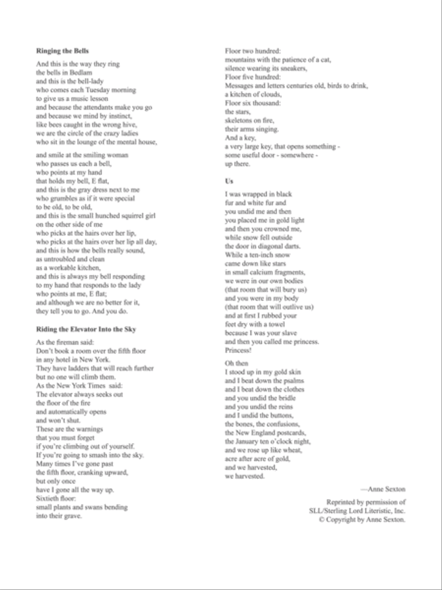 Sexton Songs Flute scores gallery preview page 4