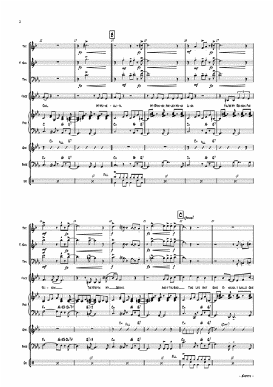 Smooth Smooth Jazz Ensemble scores gallery preview page 6