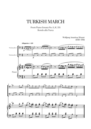 W. A. Mozart - Turkish March (Alla Turca) (for Cello Duet and Piano)