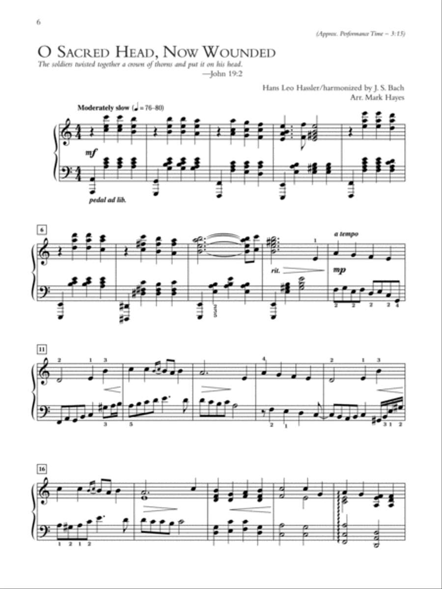 The Cross, Christ's Passion Piano Solo scores gallery preview page 3
