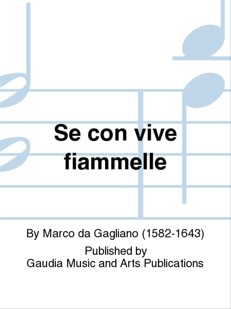 Se con vive fiammelle SSATB scores gallery preview page 1