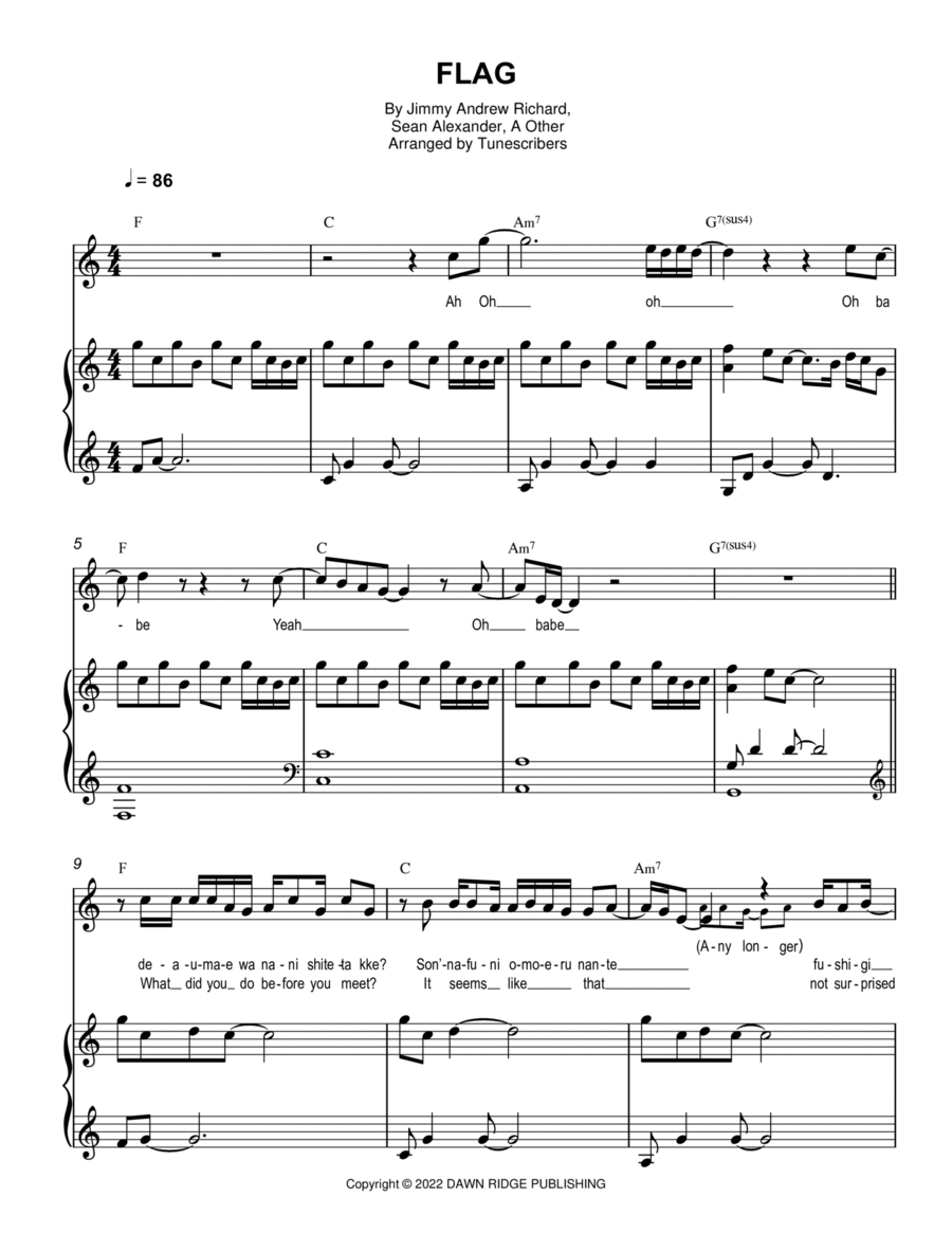 FLAG Voice scores gallery preview page 1