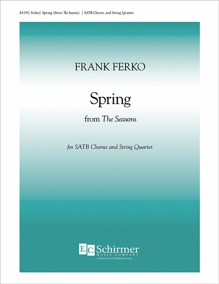 Spring from "The Seasons" (Piano/Choral Score) image number null