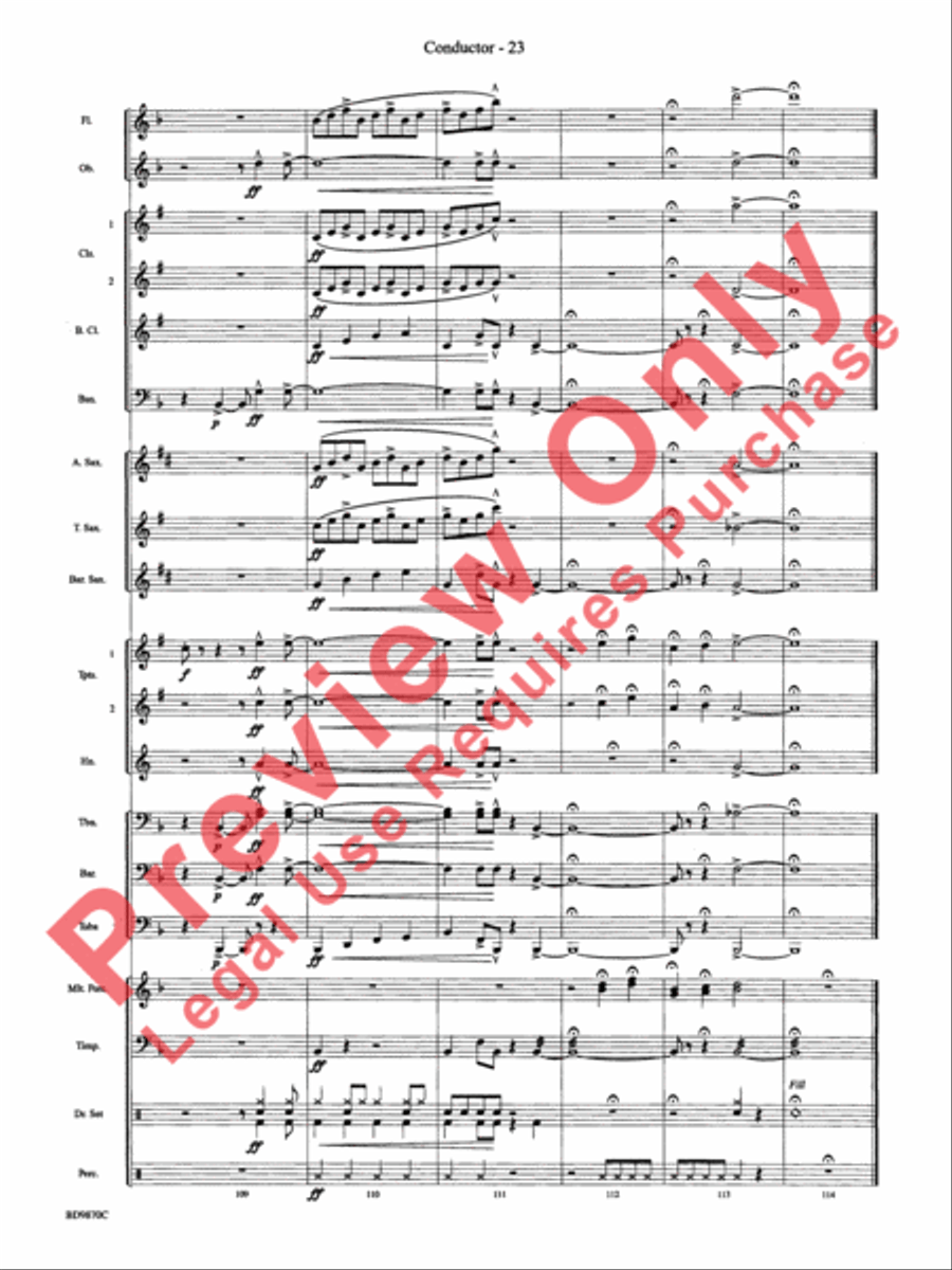 Christmas a la Big Band Christmas a la Big Band Concert Band scores gallery preview page 26