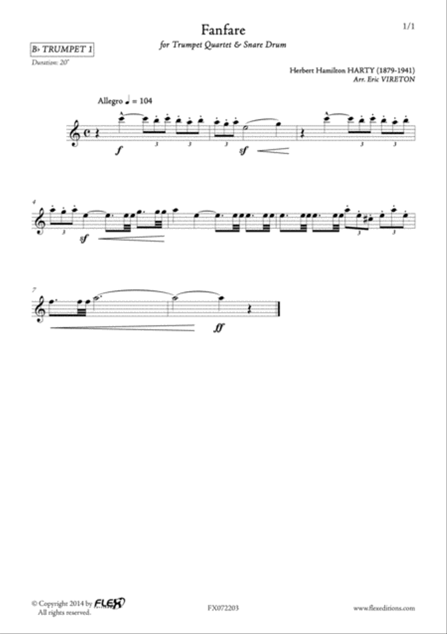 Fanfare Trumpet scores gallery preview page 3