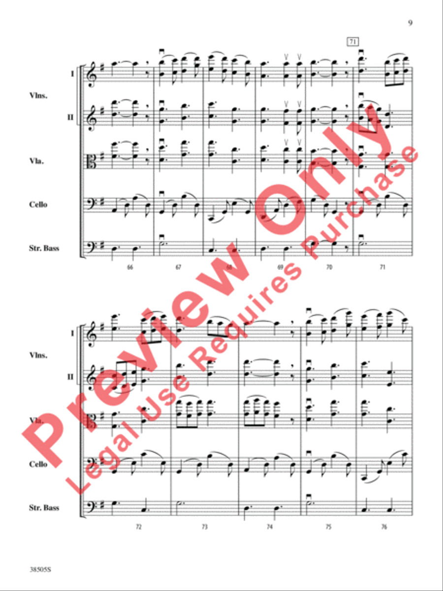 A Wisconsin Tableau String Orchestra scores gallery preview page 10