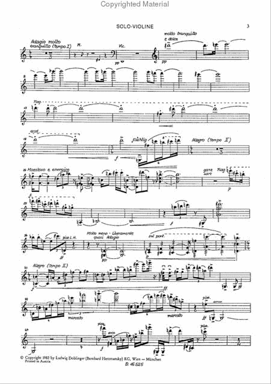 Doppelkonzert op. 13 Orchestra scores gallery preview page 2