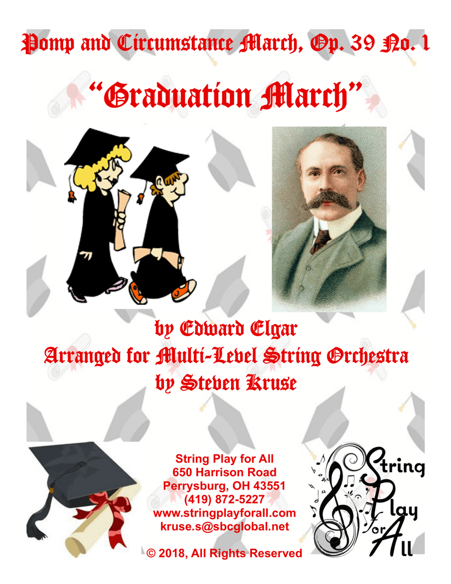 Pomp and Circumstance for Multi-Level String Orchestra String Orchestra scores gallery preview page 1