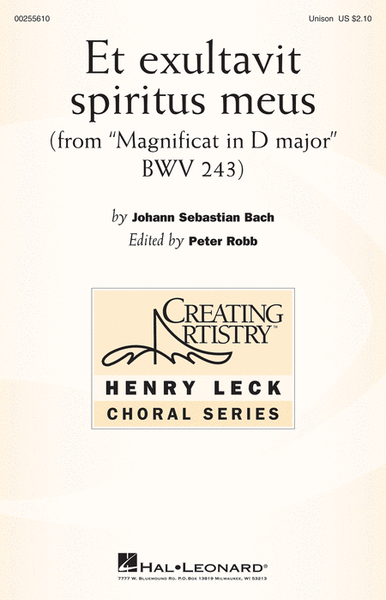 Et exultavit spiritus meus (from Magnificat in D Major BWV 243) image number null