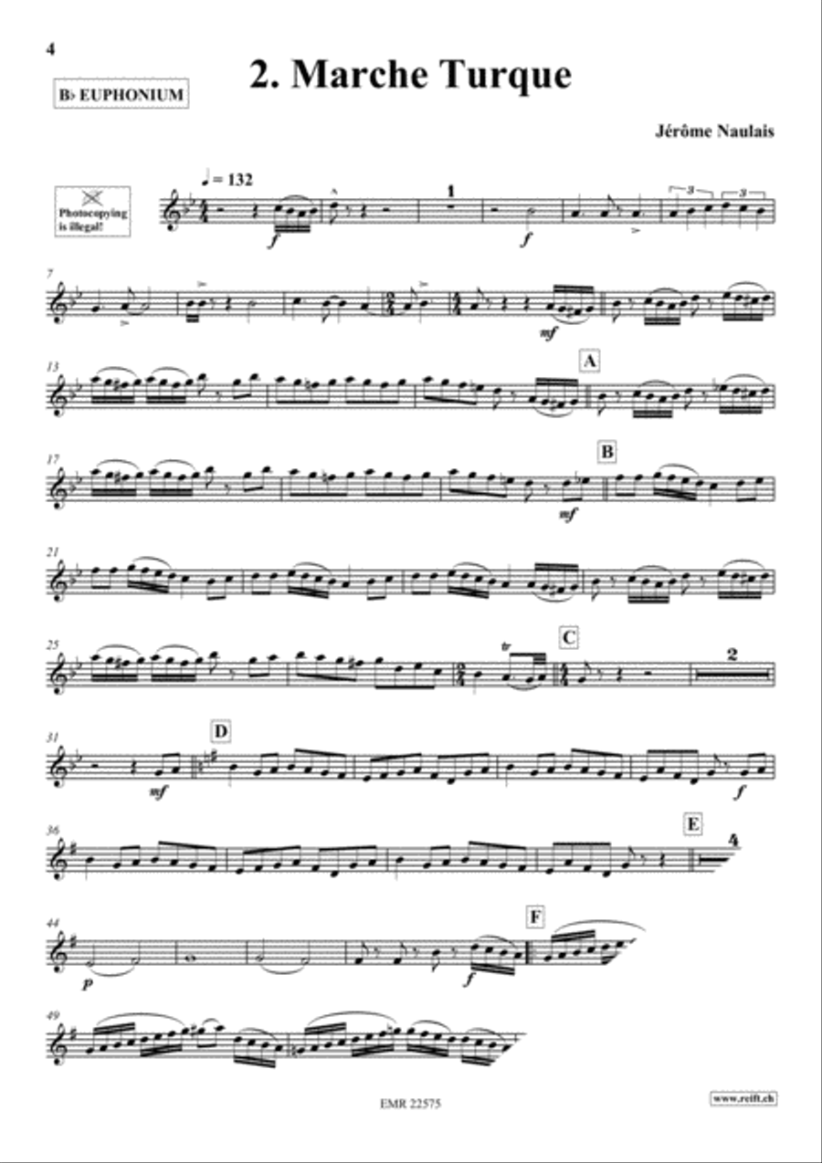 Play With Your Band Volume 4 Euphonium scores gallery preview page 4