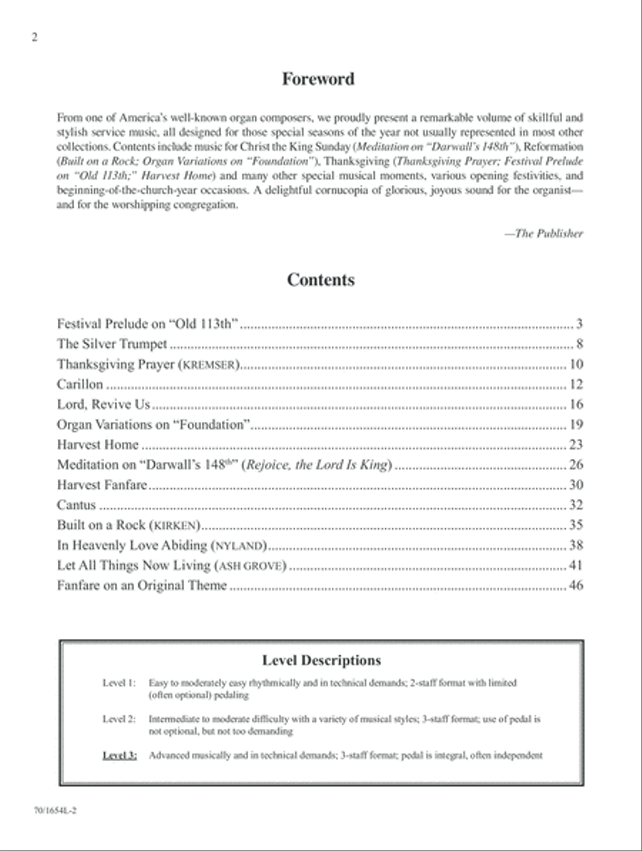 Autumn Praise Organ scores gallery preview page 2