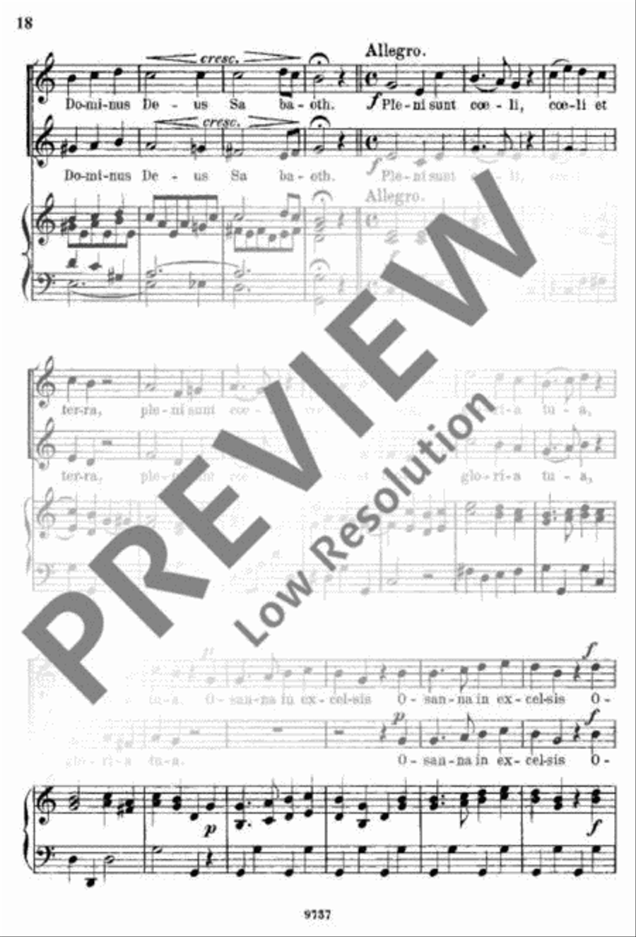 Missa brevis Organ Accompaniment scores gallery preview page 19