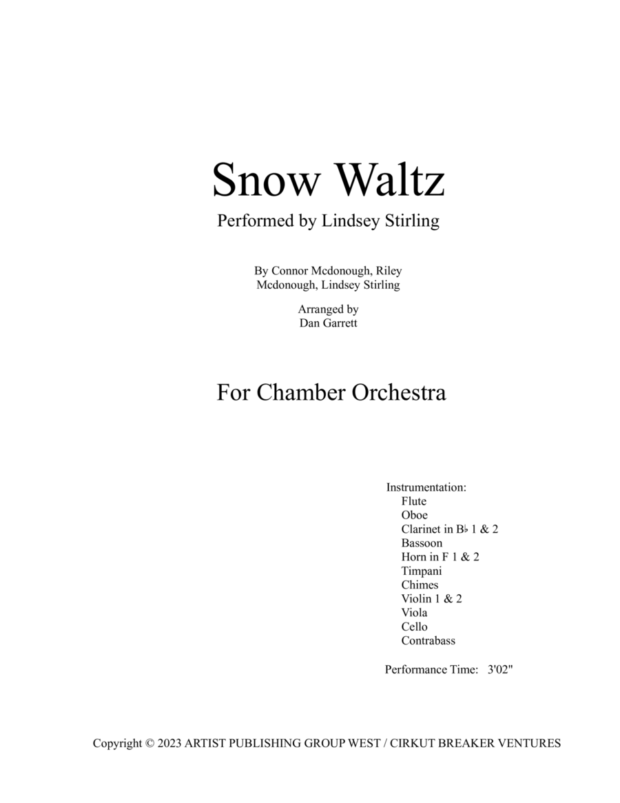 Snow Waltz image number null
