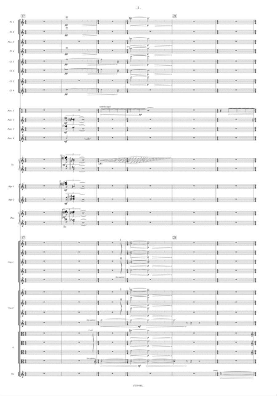 Le Partage Des Eaux Orchestra scores gallery preview page 3