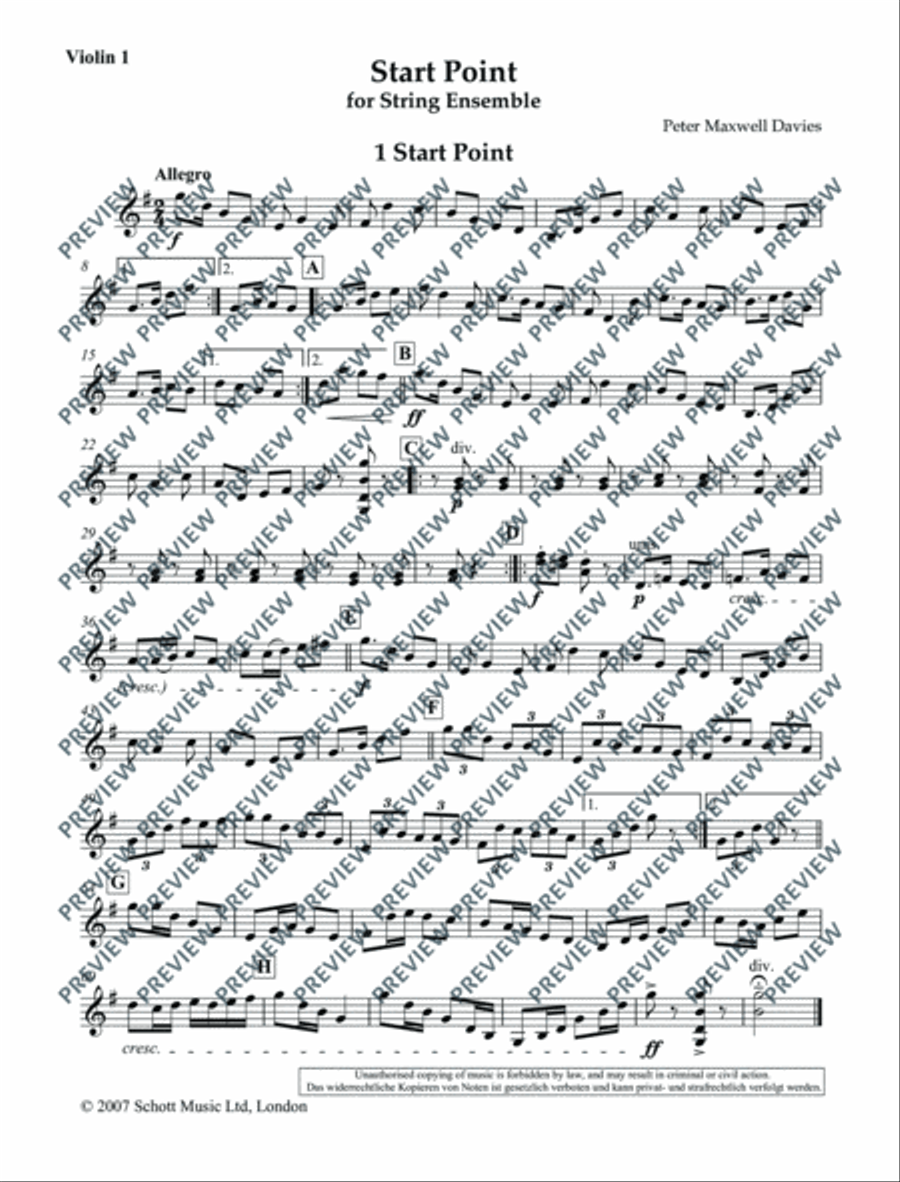 Start Point String Quartet scores gallery preview page 14