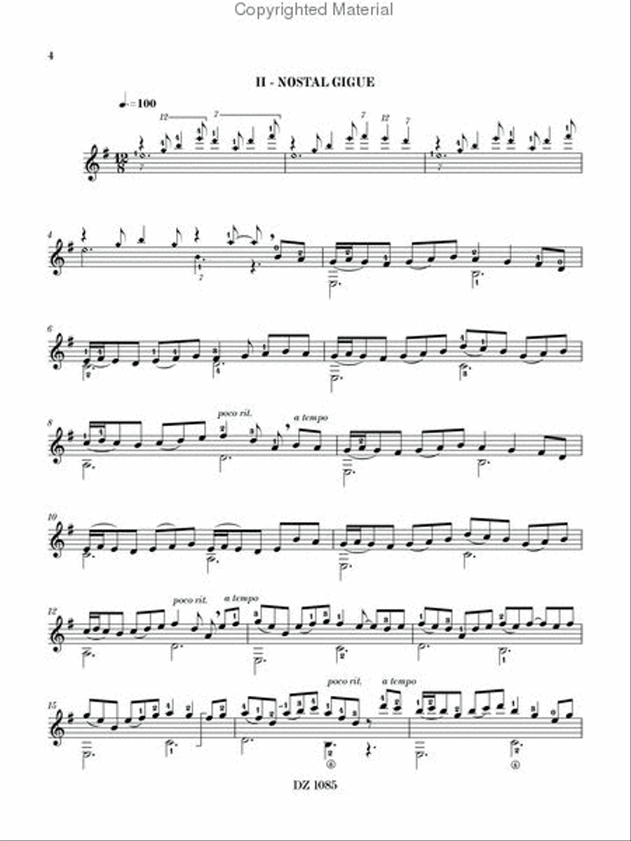 Un parfum d'Irlande Classical Guitar scores gallery preview page 2