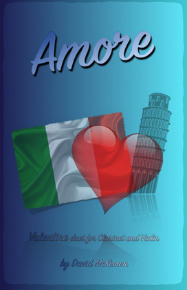 Book cover for Amore, (Italian for Love), Clarinet and Violin Duet