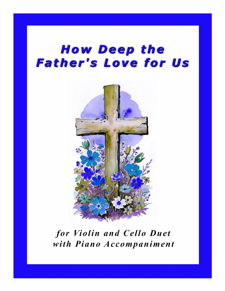 How Deep The Father's Love For Us Piano Trio scores gallery preview page 1