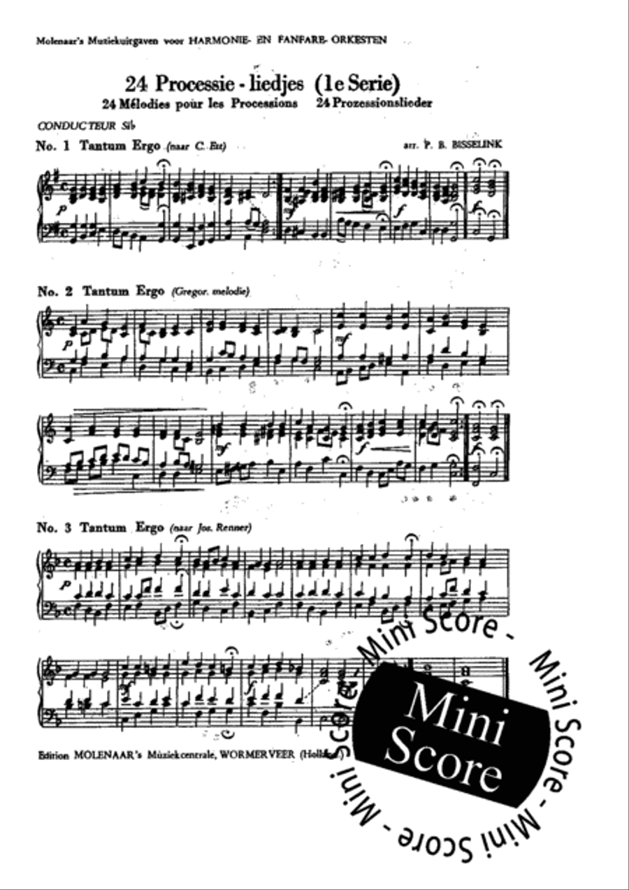24 Processie Liedjes Concert Band scores gallery preview page 5