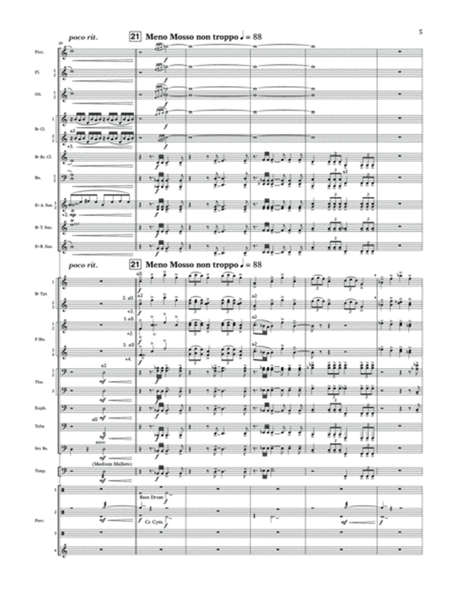Crosslands - Conductor Score (Full Score)
