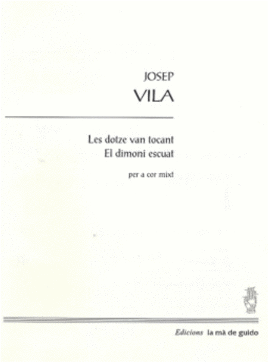 Les dotze van tocant / El dimoni escuat SSAATTBB scores gallery preview page 1
