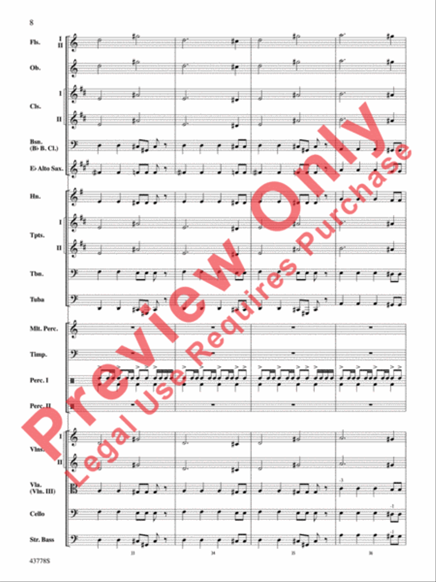 Godzilla Full Orchestra scores gallery preview page 9