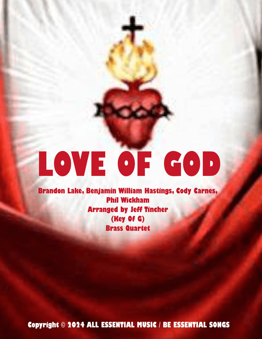 Love Of God Brass Quartet scores gallery preview page 1