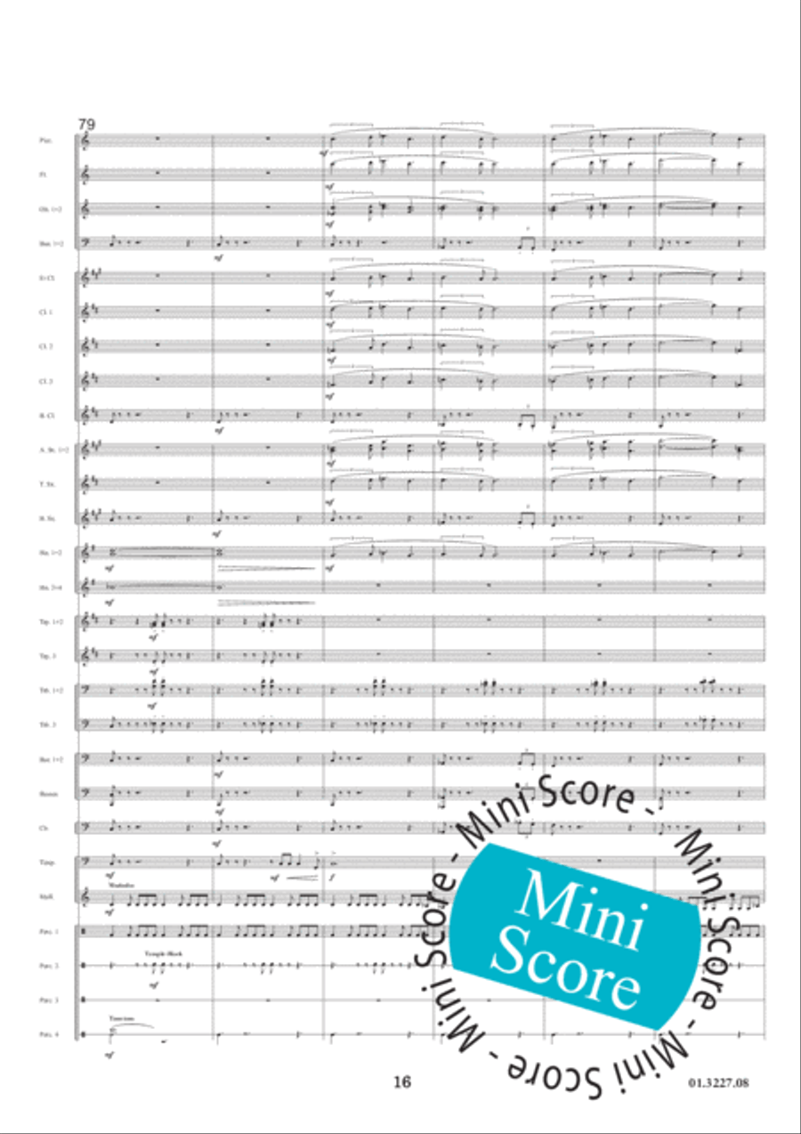 The Legend of Maracaibo Concert Band scores gallery preview page 20