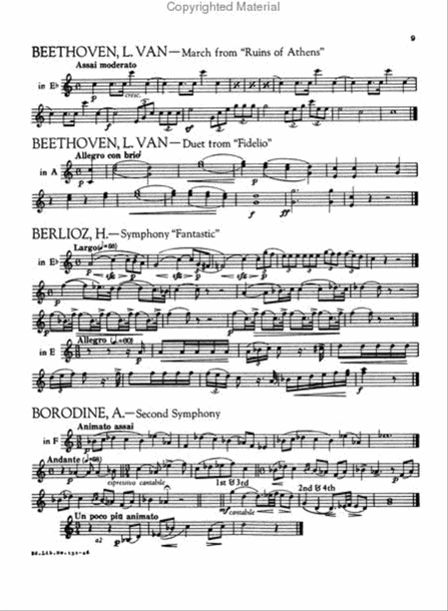 French Horn Passages, Volume 2 Horn scores gallery preview page 3