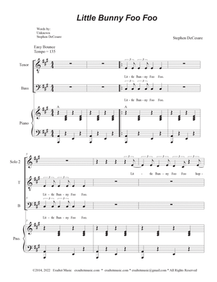 Little Bunny Foo Foo (2-part choir - (TB)