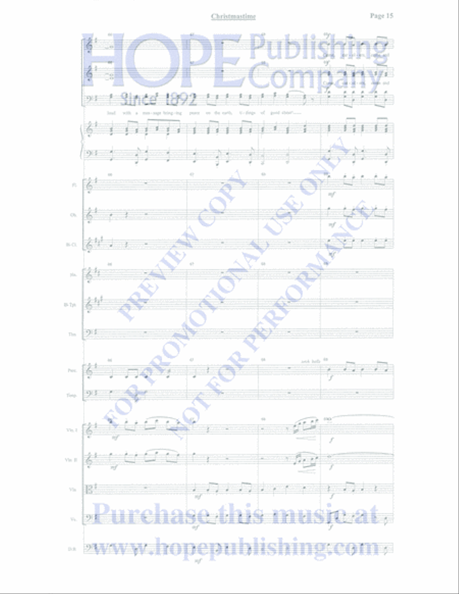 Emmanuel Emmanuel Orchestra scores gallery preview page 100