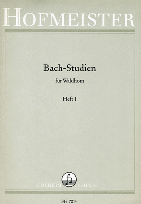 Book cover for Bach-Studien fur Waldhorn