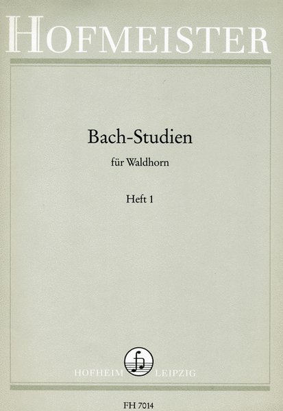 Bach-Studien fur Waldhorn
