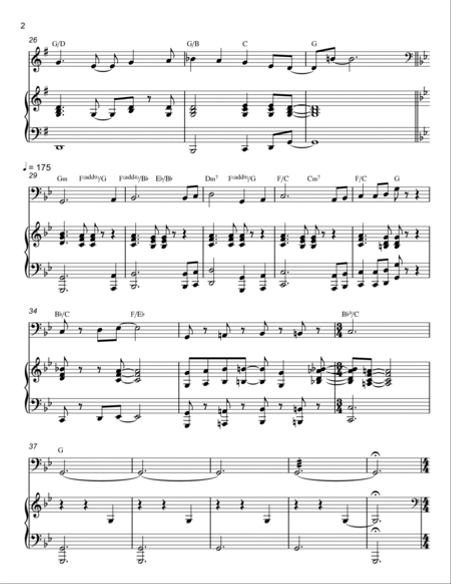 Birdland Piano scores gallery preview page 2