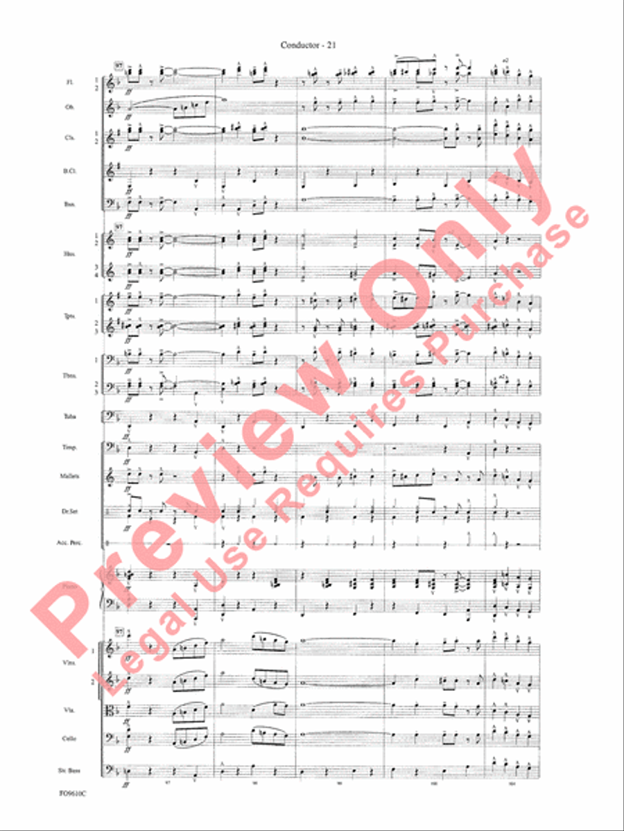A Salute to the Big Apple Full Orchestra scores gallery preview page 23