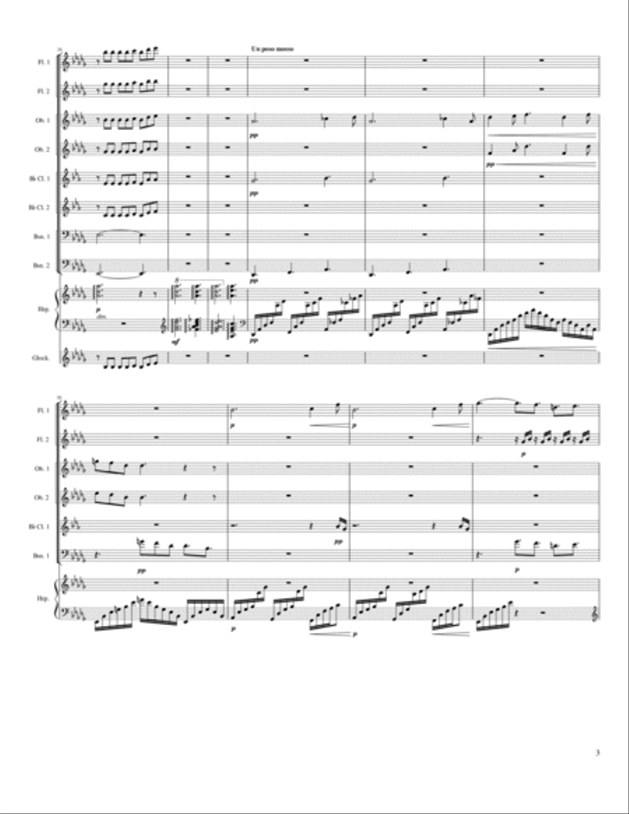 Clair de Lune Large Ensemble scores gallery preview page 3
