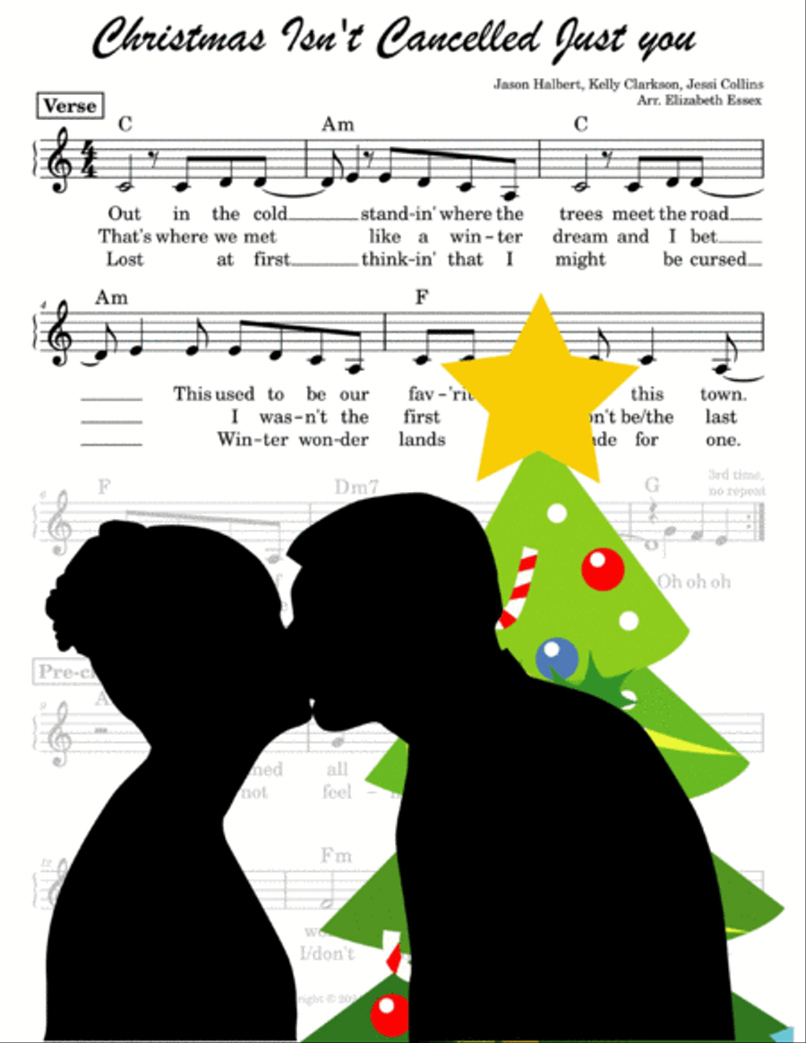 Christmas Isn't Canceled Just You Easy Piano scores gallery preview page 2