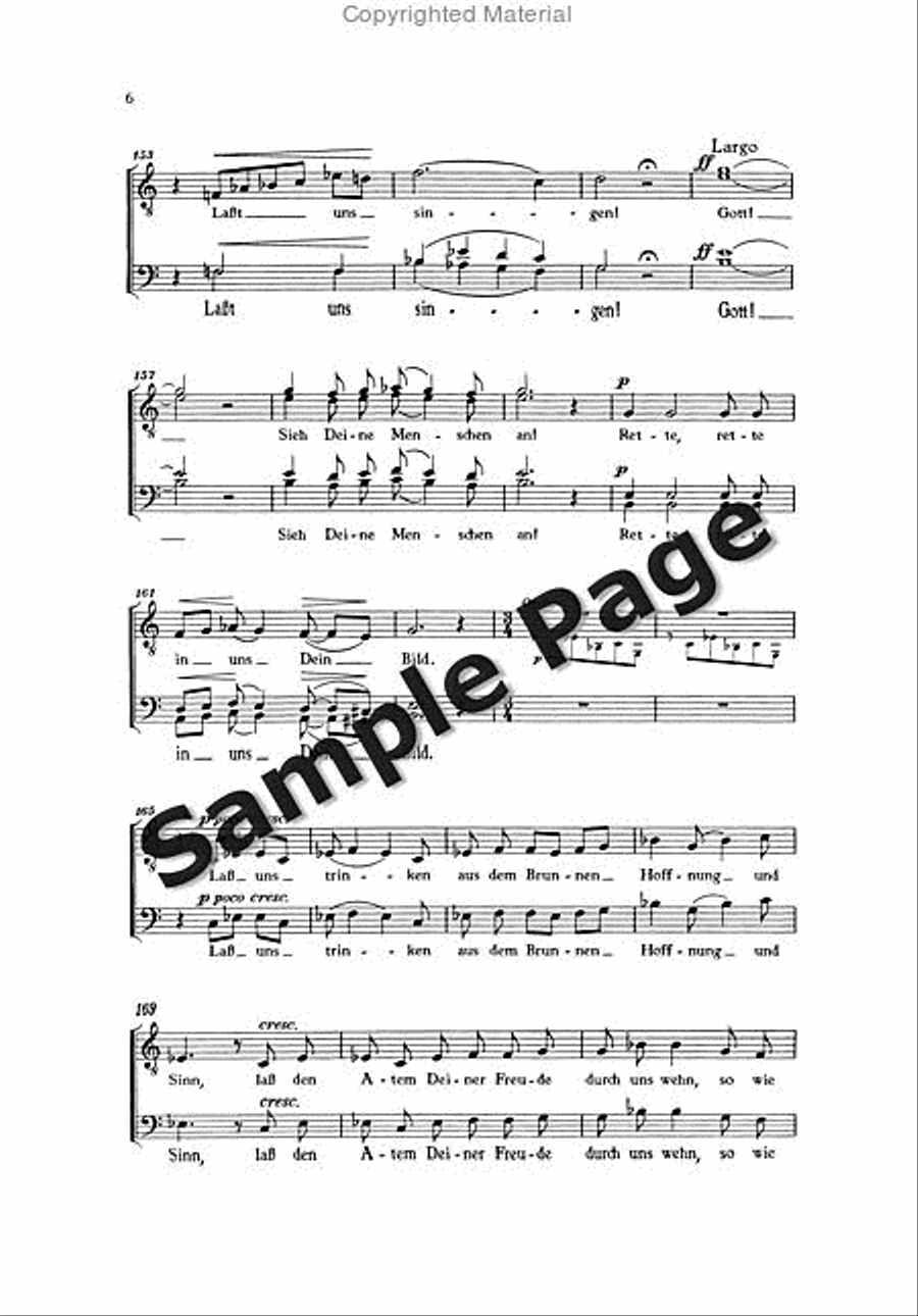 Vom Abenteuer Der Freude Score SSATBB scores gallery preview page 7