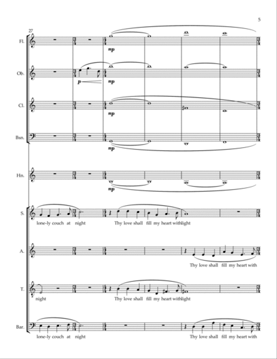 Hymn to the Savior Hymn to the Savior 4-Part scores gallery preview page 5
