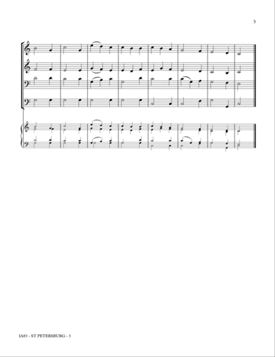ST PETERSBURG Small Ensemble scores gallery preview page 3