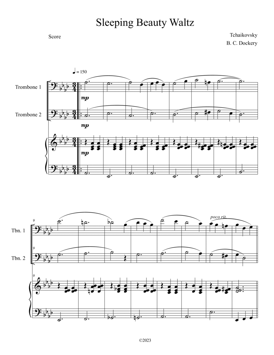 Sleeping beauty waltz piano best sale