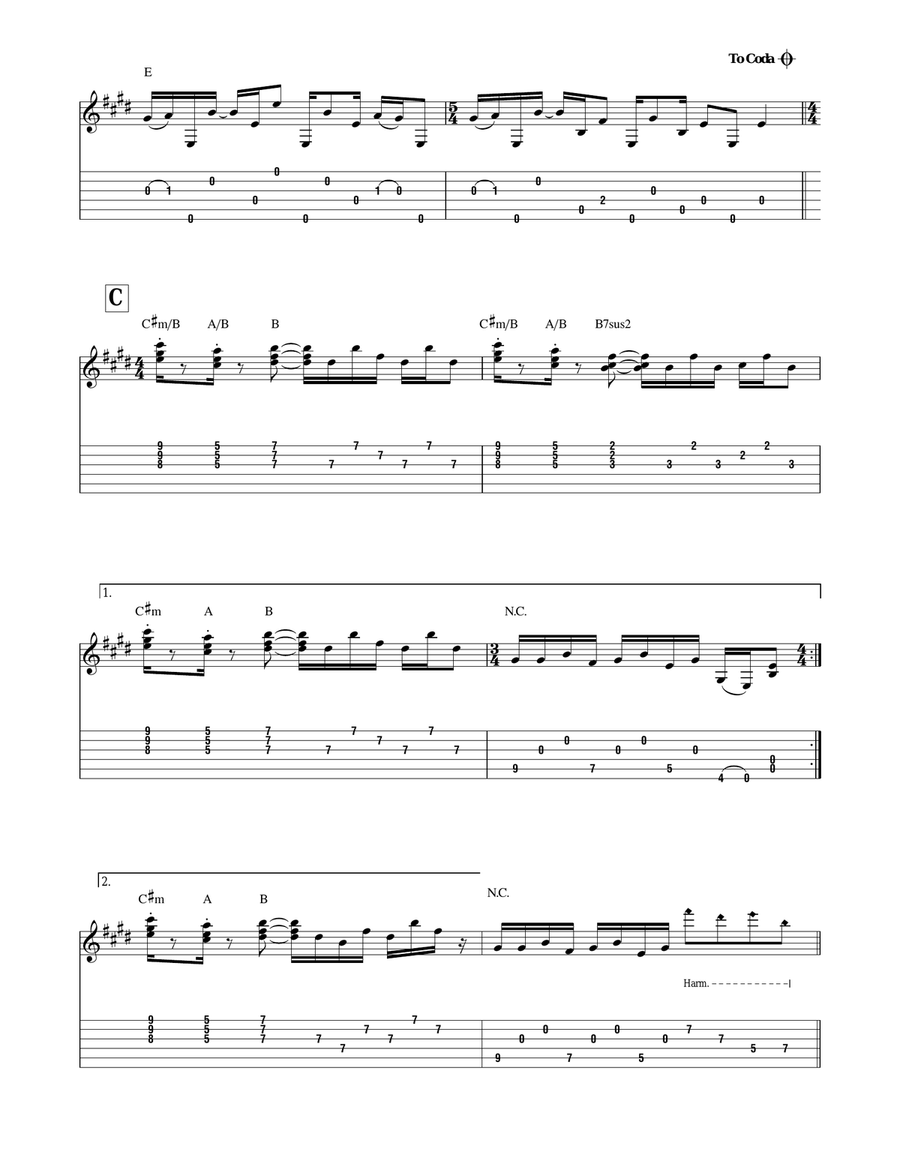 Little Martha Acoustic Guitar scores gallery preview page 2