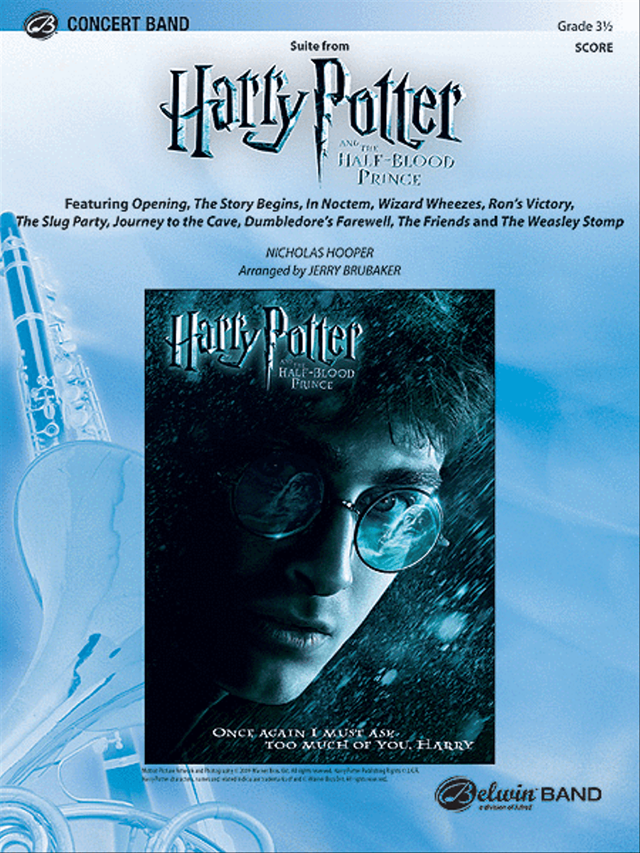 Harry Potter and the Half-Blood Prince, Suite from Concert Band scores gallery preview page 1