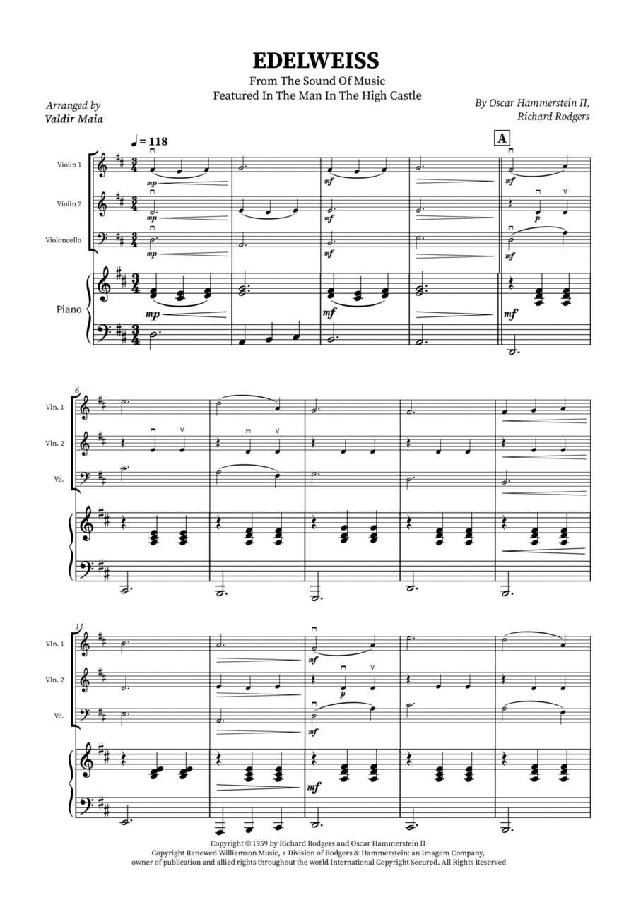 Edelweiss String Trio scores gallery preview page 1