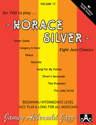 Book cover for Volume 17 - Horace Silver